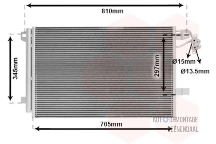 Airco Condensor Volkswagen Transporter