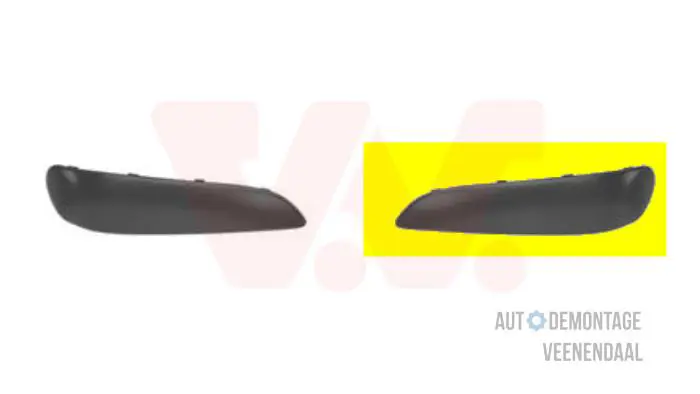 Front bumper, left-side component Toyota Aygo