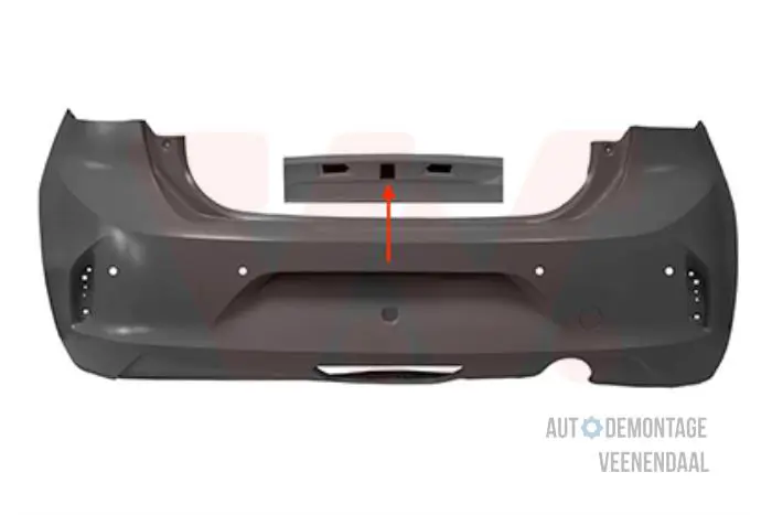 Stoßstange hinten Opel Corsa