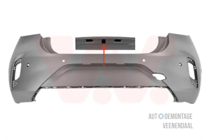 Stoßstange hinten Opel Corsa