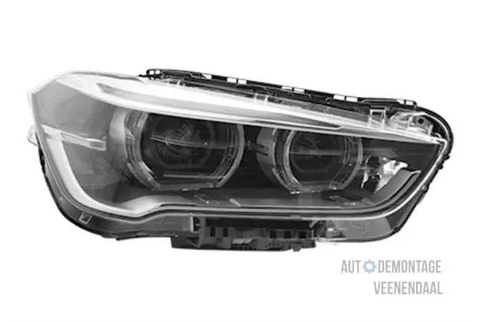 Headlight, right BMW X1